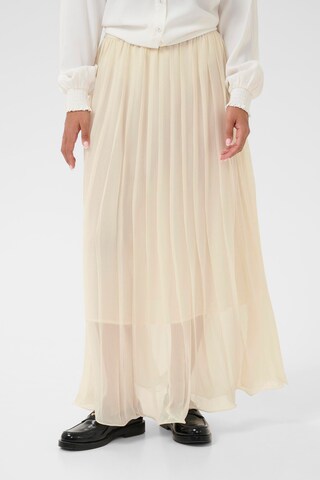 Cream Skirt 'CRFlake' in White: front