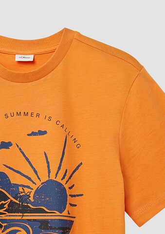 s.Oliver Shirt in Oranje