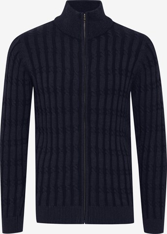 INDICODE JEANS Knit Cardigan in Blue: front