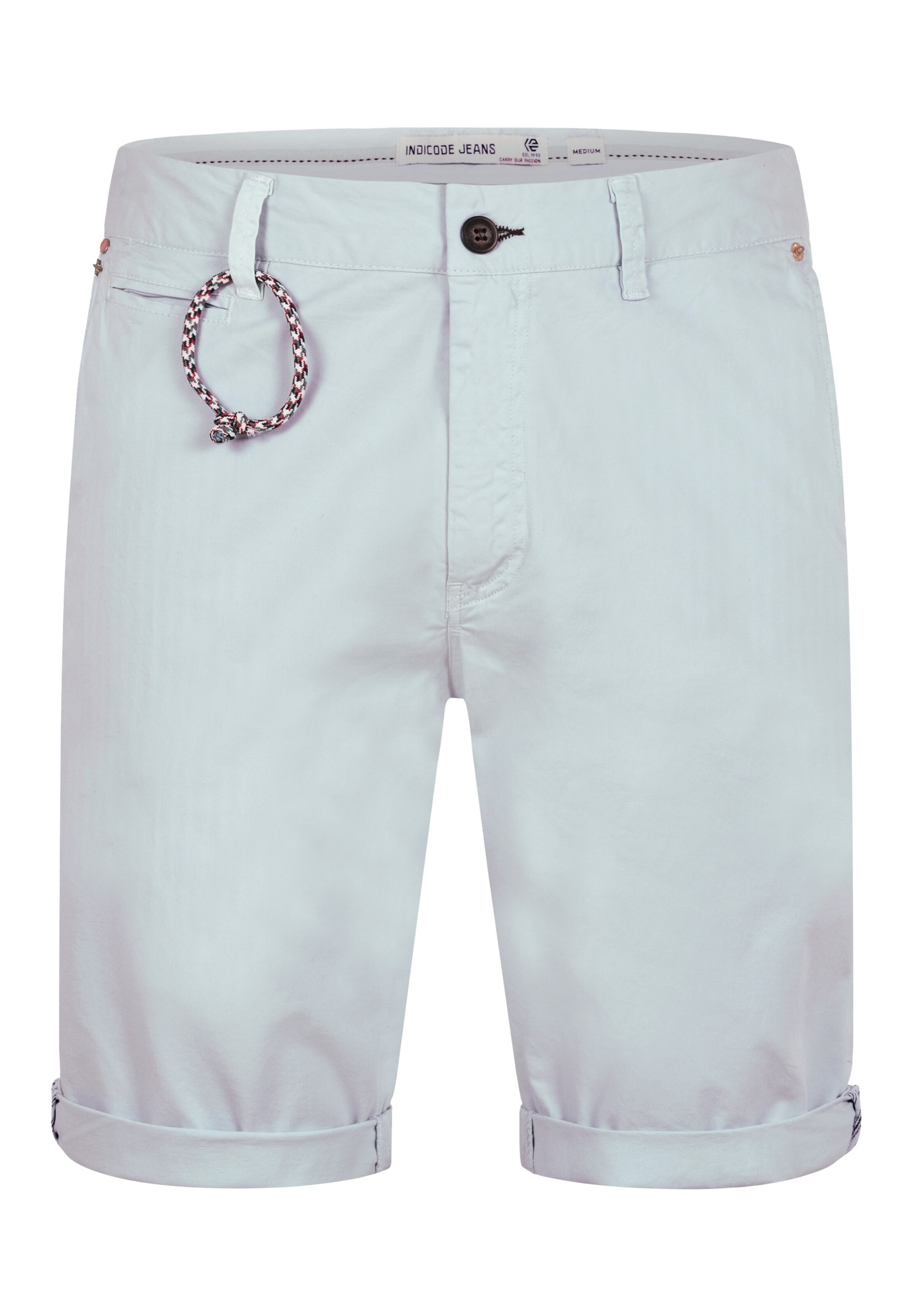 INDICODE JEANS Regular Chino 'Canvo' in Blauw: voorkant