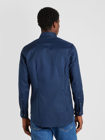 Michael Kors Slim fit Overhemd in Blauw