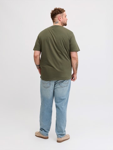 Jack & Jones Plus Póló 'JJEDenver' - zöld