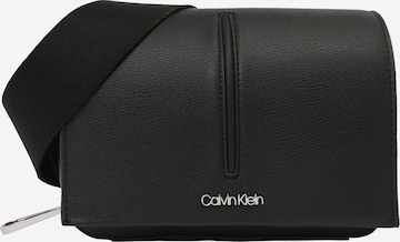 Calvin Klein Crossbody Bag 'MEDIAN Func' in Black: front