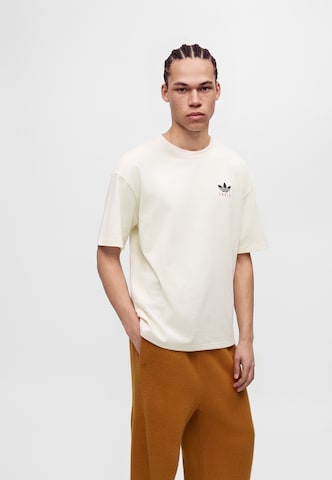 balta ADIDAS ORIGINALS Marškinėliai 'PARIS MAP'