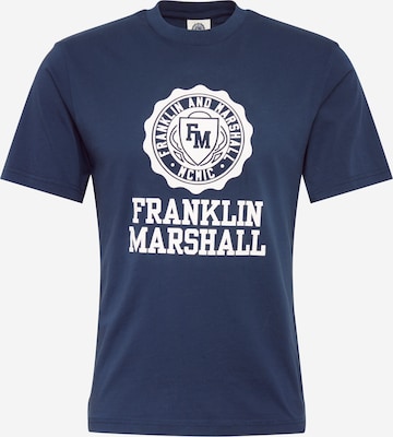 Coupe regular T-Shirt FRANKLIN & MARSHALL en bleu : devant