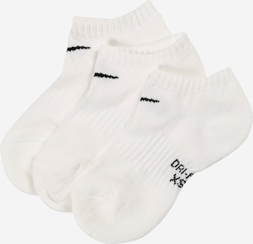 Chaussettes de sport Nike Sportswear en blanc : devant