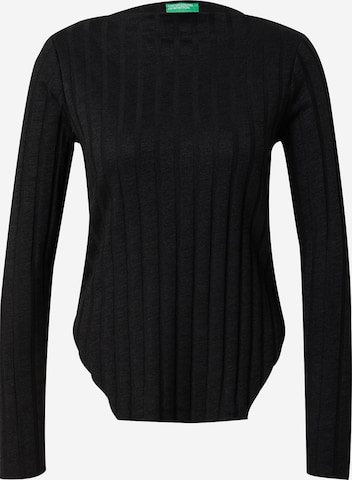 UNITED COLORS OF BENETTON Pullover in Schwarz: predná strana