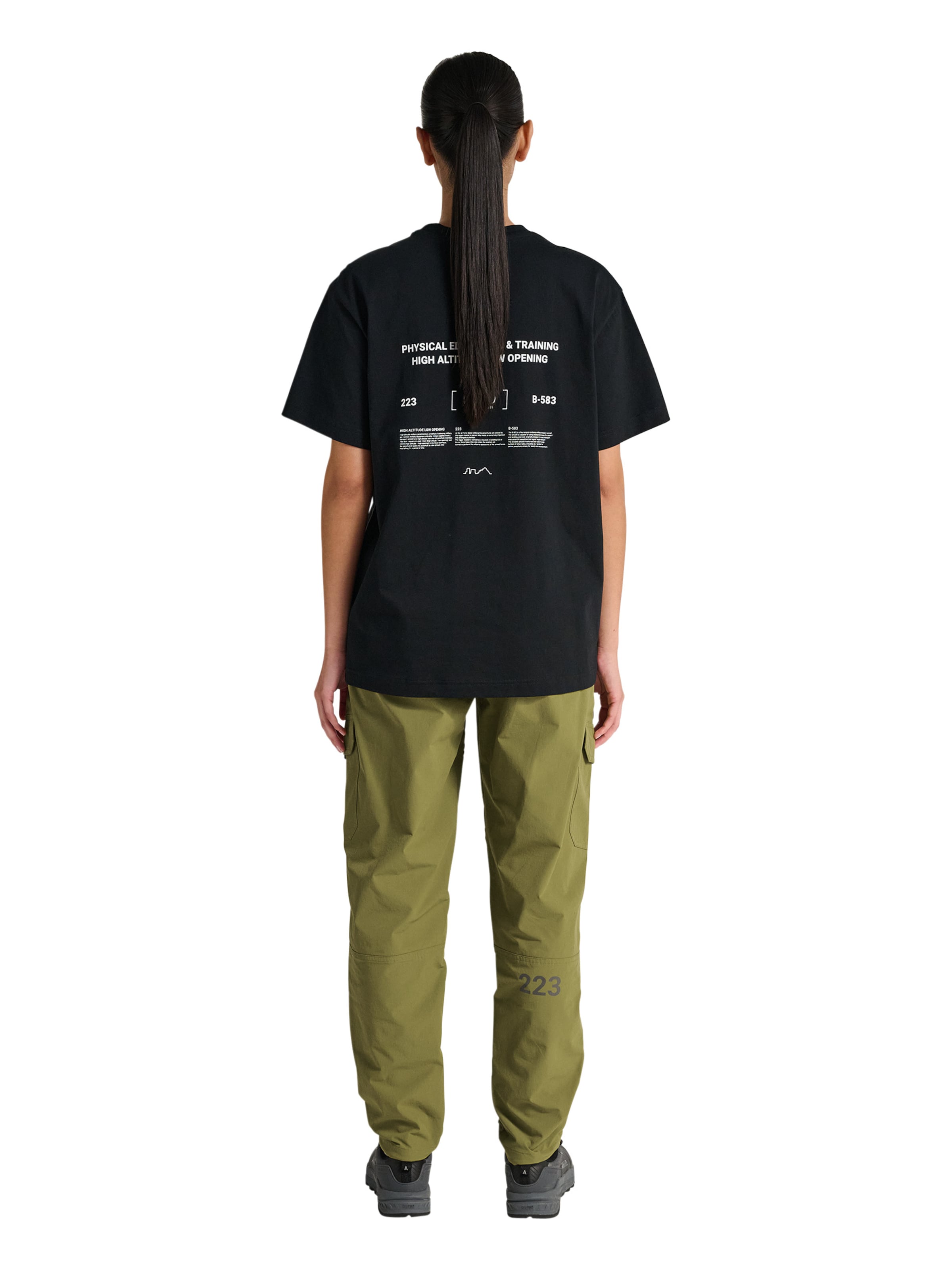 Regular Pantalon cargo 'Halo Trail' HALO en vert