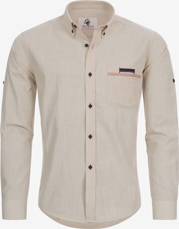 Rock Creek Regular fit Button Up Shirt in Beige: front