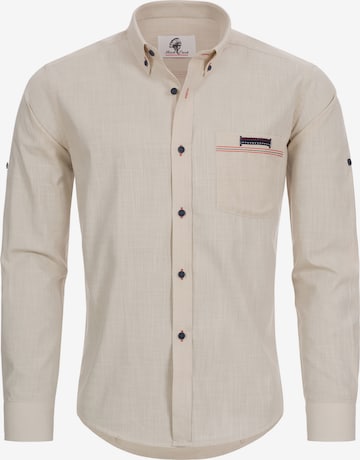 Rock Creek Regular Fit Hemd in Beige: predná strana