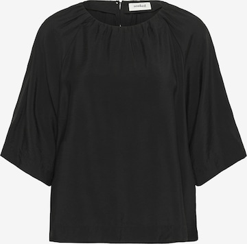 SOAKED IN LUXURY Blouse 'Leodora' in Black: front