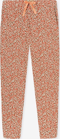 Pantalon de pyjama ' Mix & Relax ' SCHIESSER en orange : devant