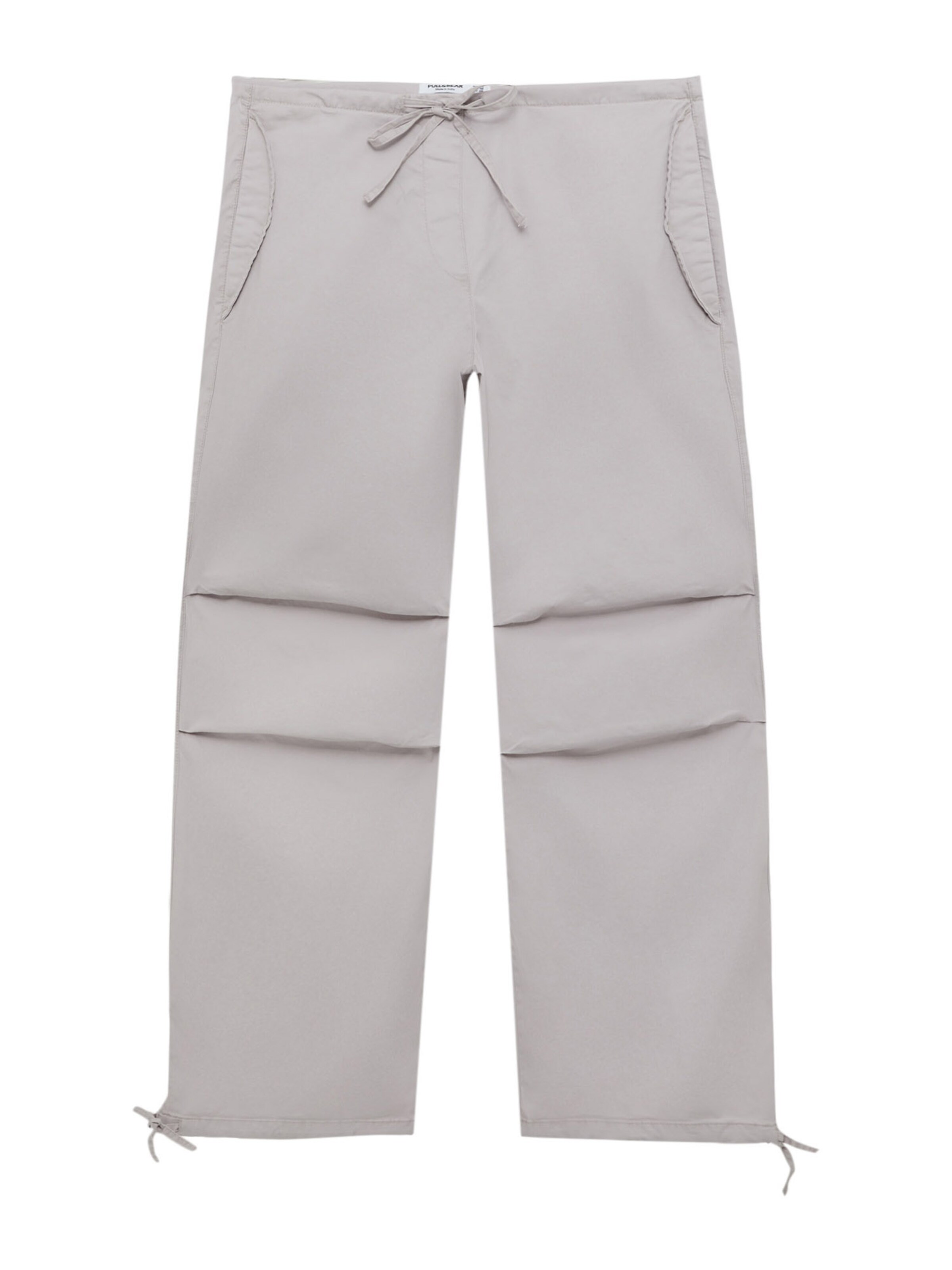 Pull&Bear Zúžený Kalhoty – šedá: přední strana