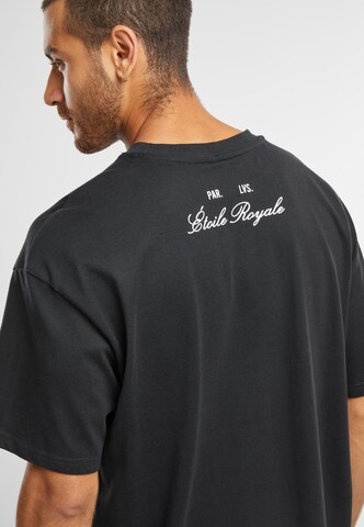 Mister Tee Shirt 'Etoile Royale' in Schwarz
