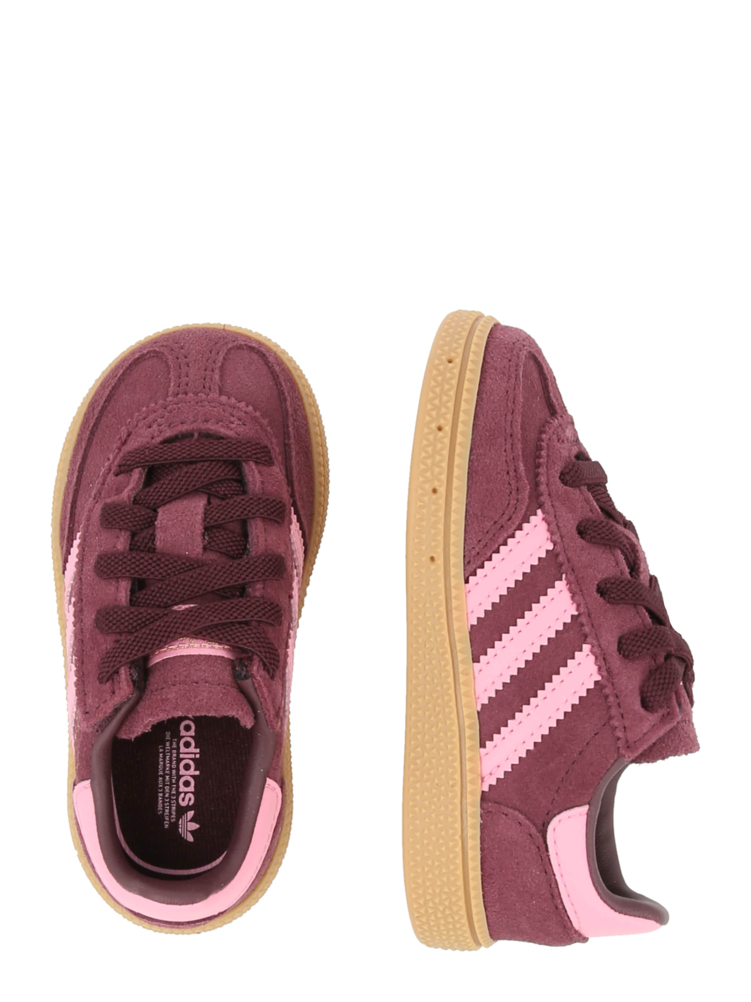 sarkans ADIDAS ORIGINALS Brīvā laika apavi 'HANDBALL SPEZIAL'