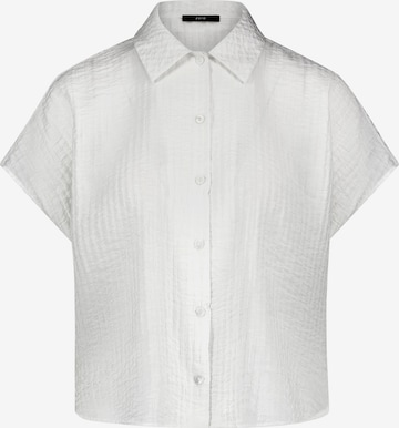 Chemisier zero en blanc : devant