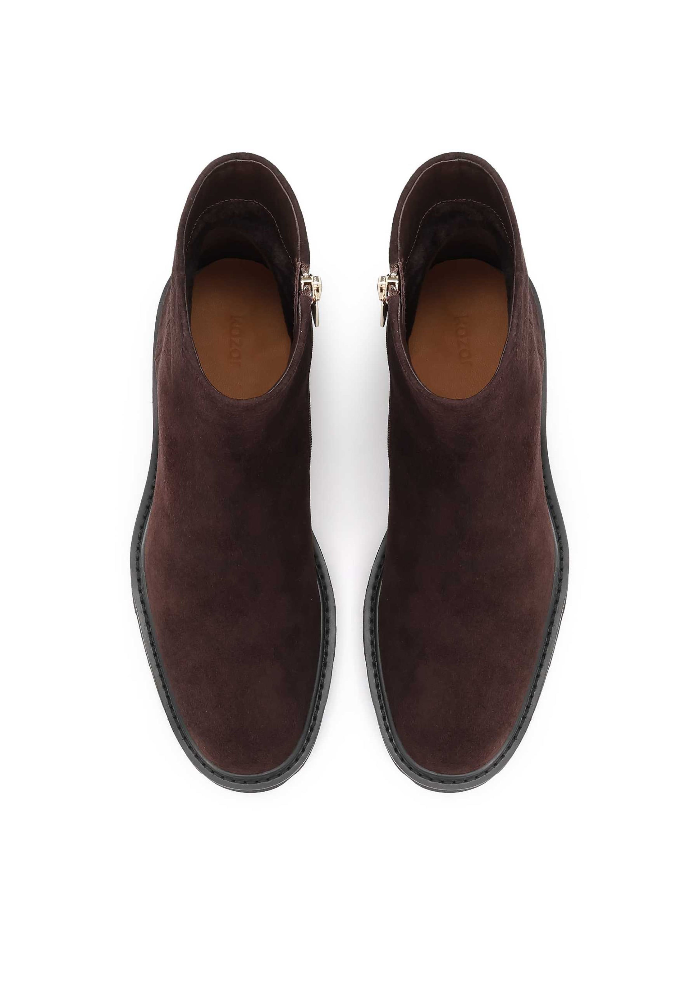 Kazar Къси ботуши в кафяво