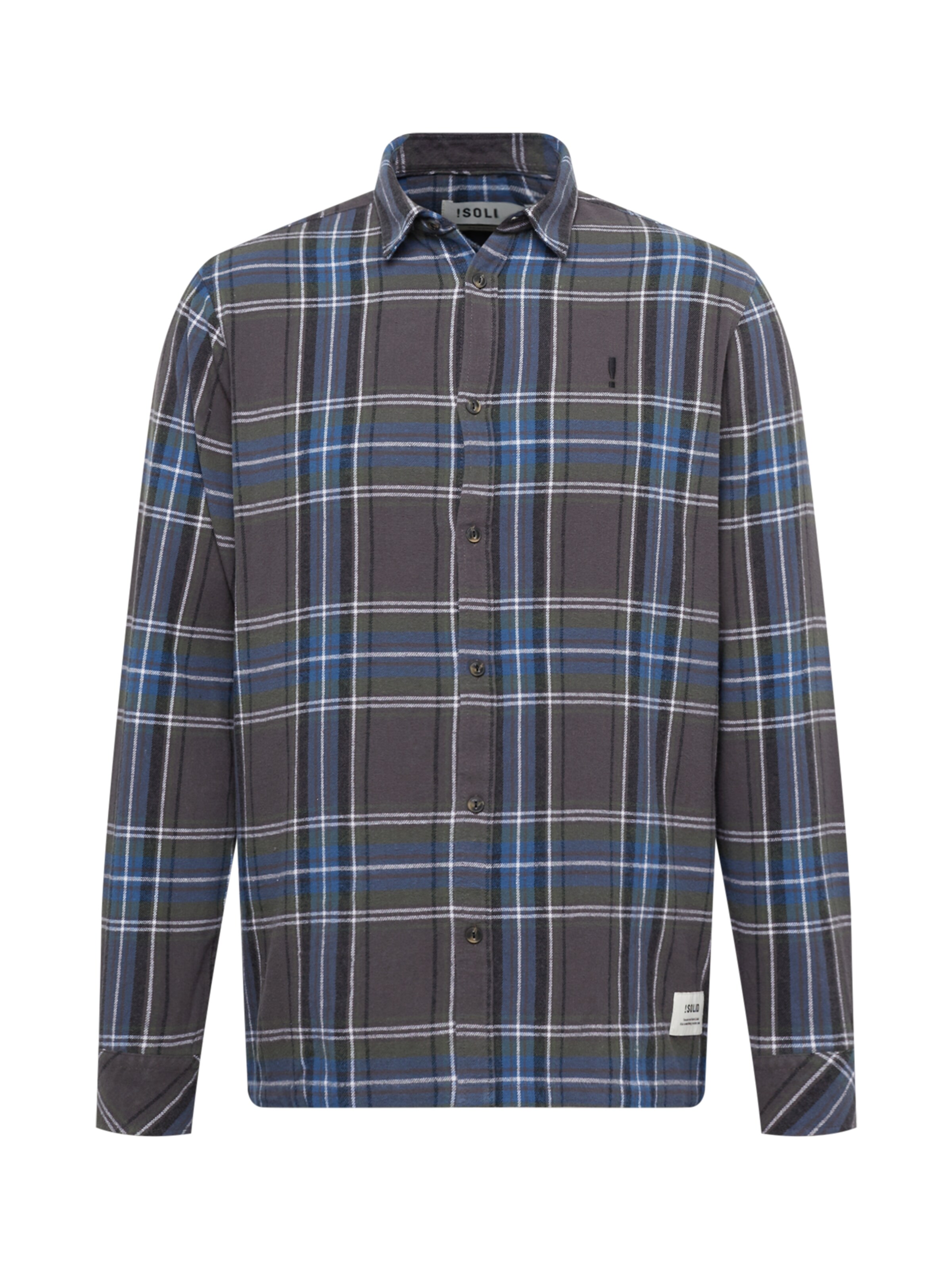 !Solid Overhemd 'Danar' in Grijs: voorkant