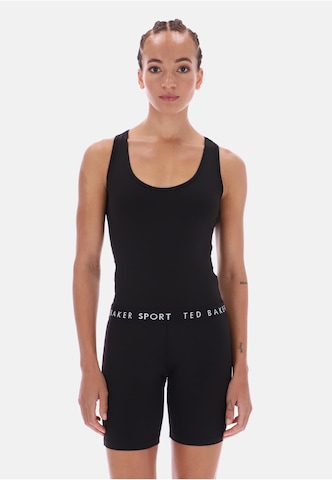 Top 'Rihanna Essentials' di Ted Baker in nero: frontale