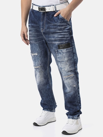 CIPO & BAXX Loosefit Jeans 'CD907' in Blauw