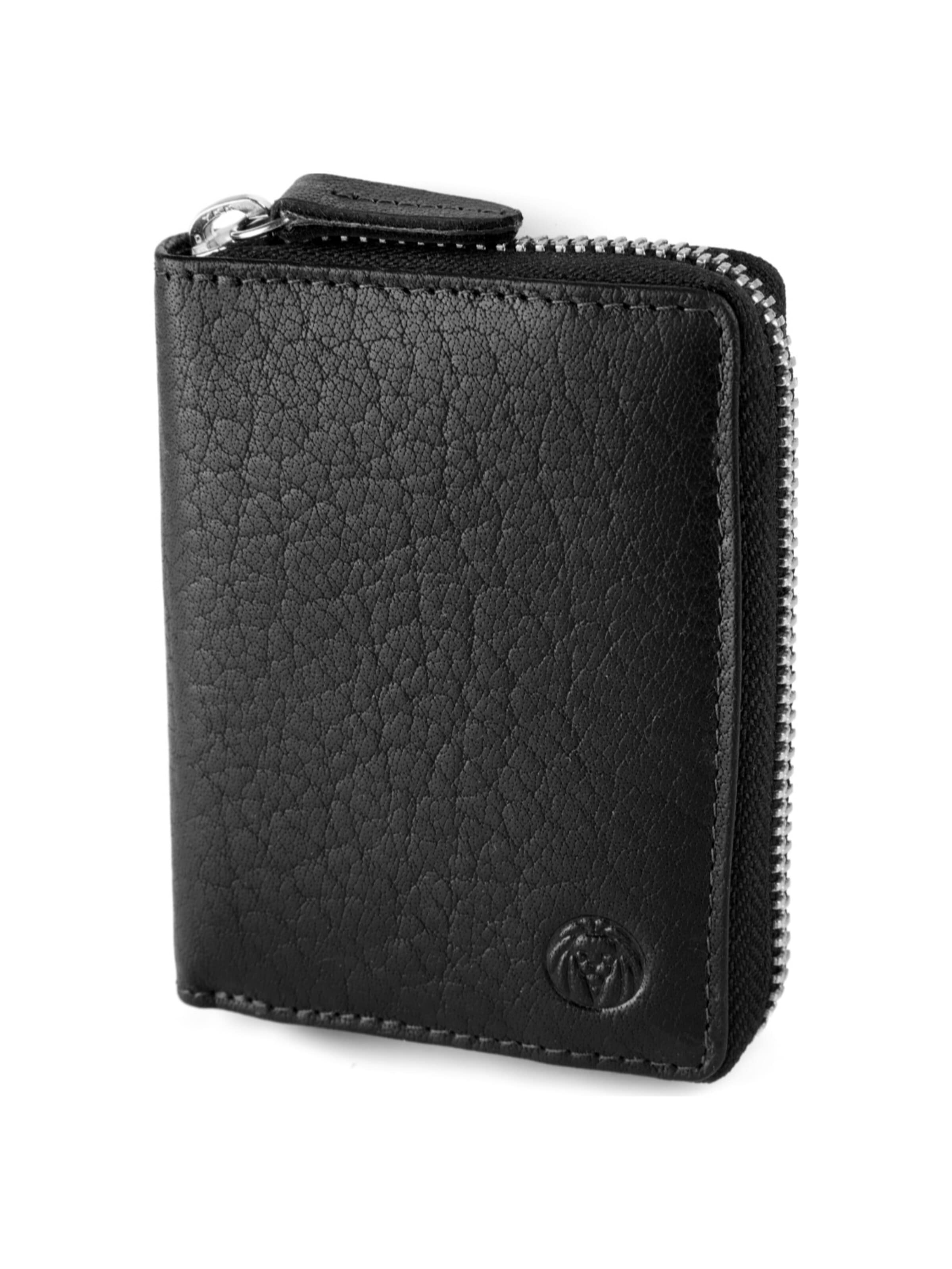 Lucleon Wallet 'Montreal' in Black: front