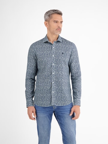 LERROS Comfort Fit Hemd in Blau: Vorderseite