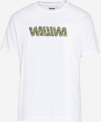 WAWWA T-Shirt in hellblau / gelb / hellgrün / rot / weiß, Produktansicht