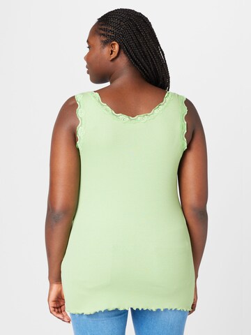 Fransa Curve Top in Green