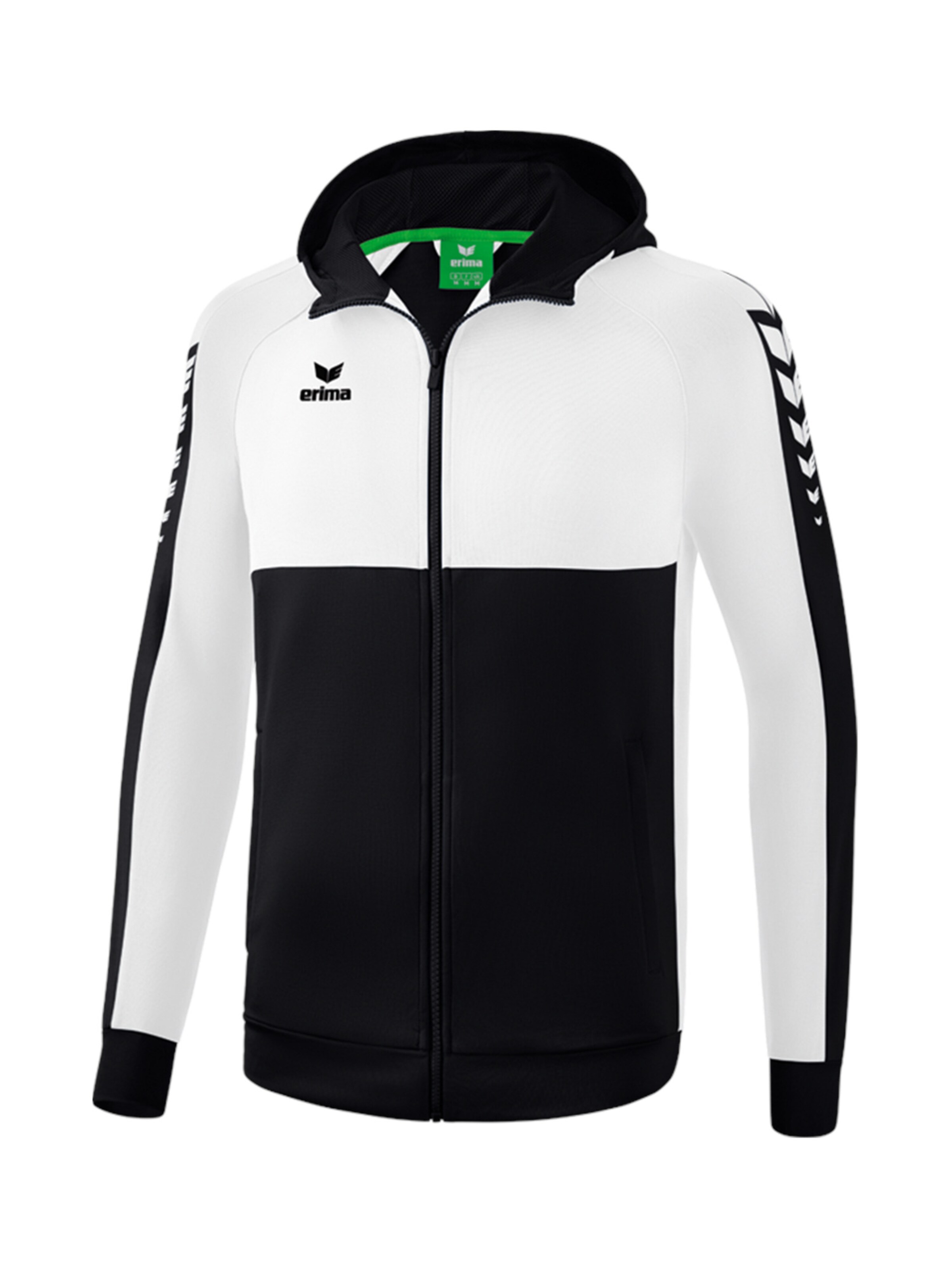 ERIMA Athletic Jacket in Black: front