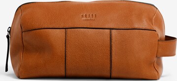 still Nordic Toilettilaukku 'Richard' värissä ruskea: etupuoli