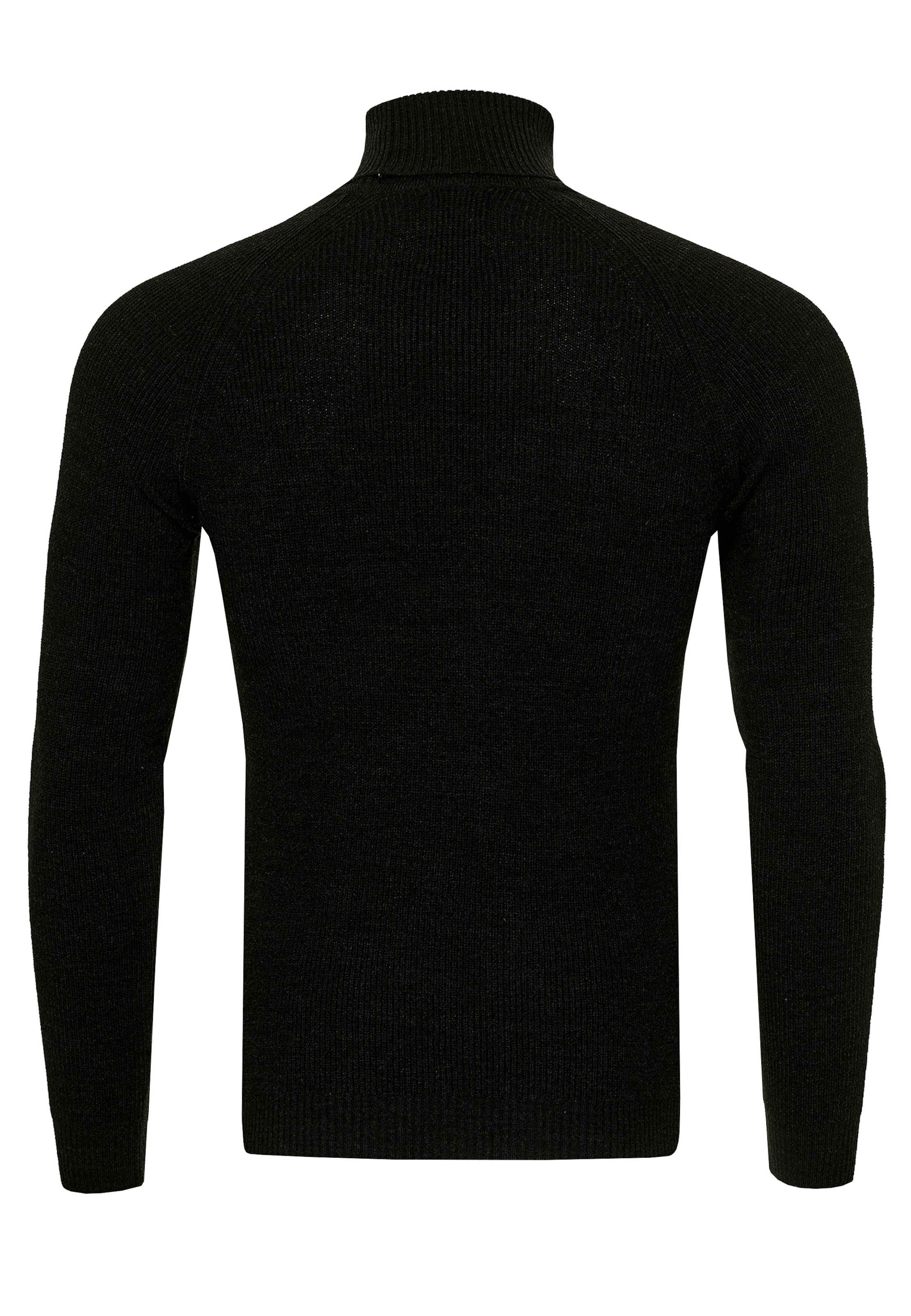 Rusty Neal Pullover mit stilvollem Rollkragen in Grau