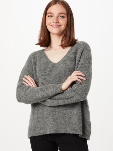 Herrlicher Pullover 'Lini' in Grau: predná strana