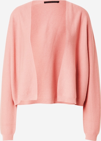 DRYKORN Knit cardigan 'MANUMY' in Pink: front