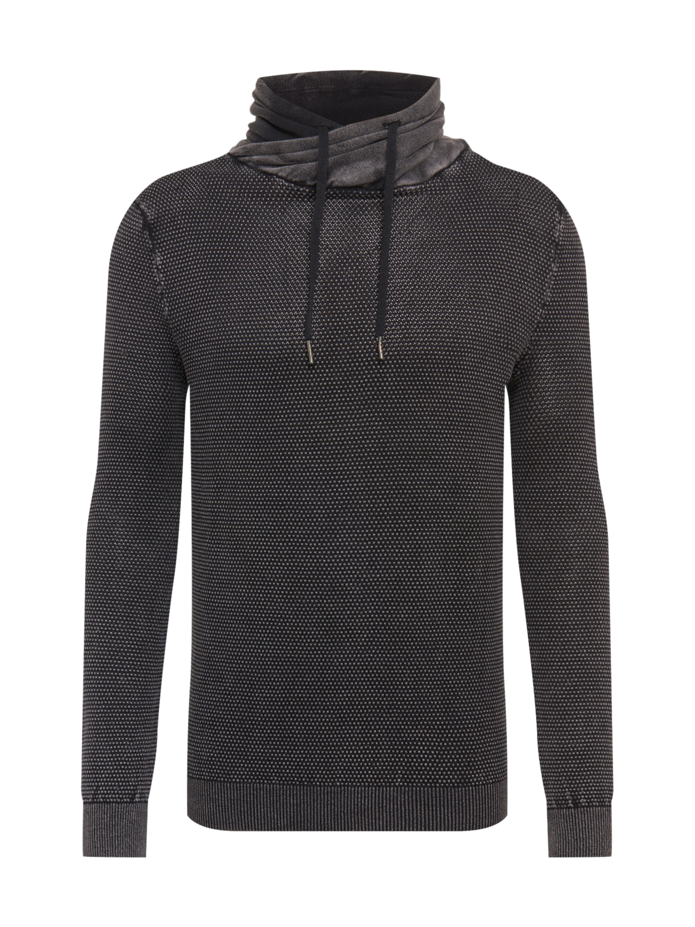 Key Largo Regular Fit Pullover 'MST LECH' in Grau: Vorderseite