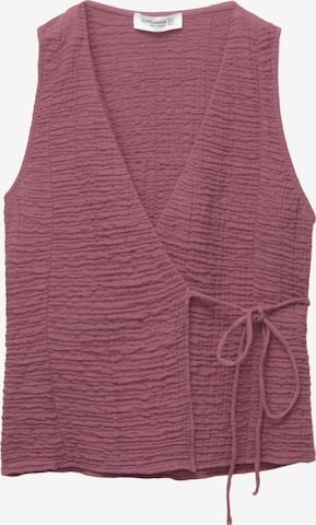 Pull&Bear Vesta - Červená: predná strana