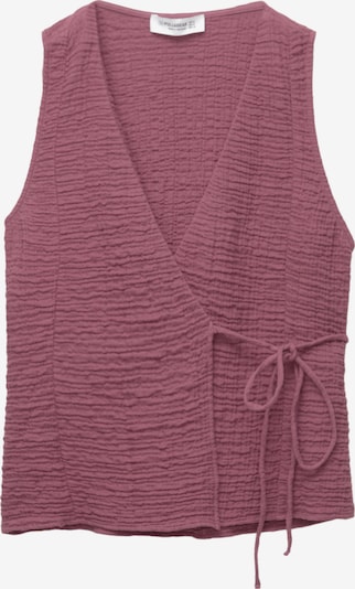 Pull&Bear Weste in weinrot, Produktansicht