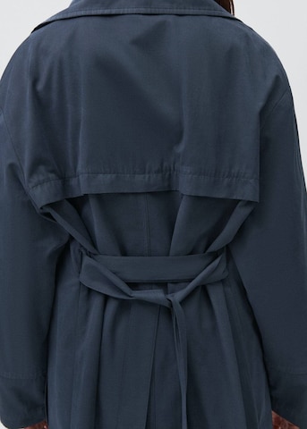 MANGO TEEN Between-Seasons Coat in Blue