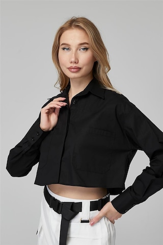 HOME STORE Bluse in Schwarz