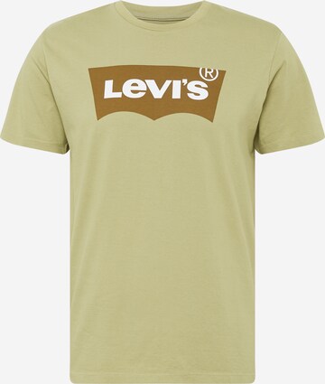 LEVI'S ® Särk 'Graphic Crewneck Tee', värv roheline: eest vaates