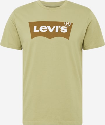 LEVI'S ® Tričko 'Graphic Crewneck Tee' - Zelená: predná strana
