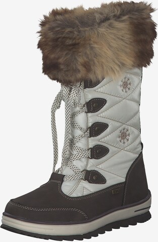 Bottes de neige '2172101' TOM TAILOR en blanc : devant