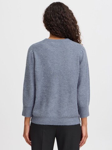 ICHI Trui ' KAMARA MS3 ' in Blauw
