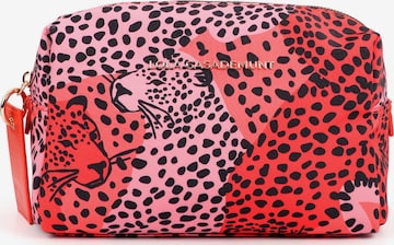 Lola CasademuntKozmetička torbica - crvena boja: prednji dio