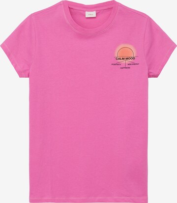 T-Shirt s.Oliver en rose : devant