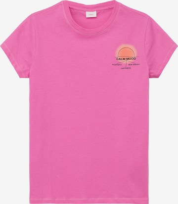 T-Shirt s.Oliver en rose : devant