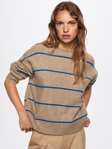 MANGO Sweater 'MARINA' in Brown: front