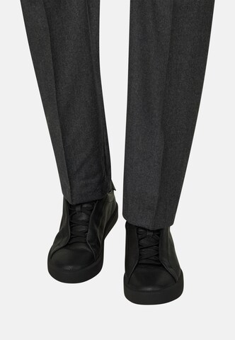 Boggi Milano Platform trainers in Black: front