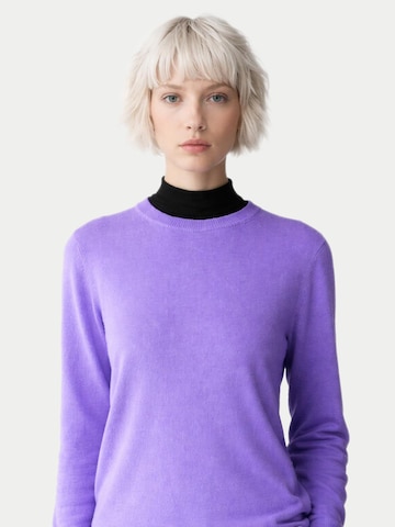 GOBI Cashmere Trui 'Women's Essential Cashmere Crewneck Sweater' in Lila