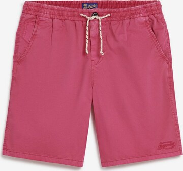 Pantalon Superdry en rose : devant