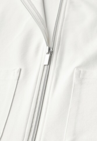 STREET ONE Sweatjacke in Weiß